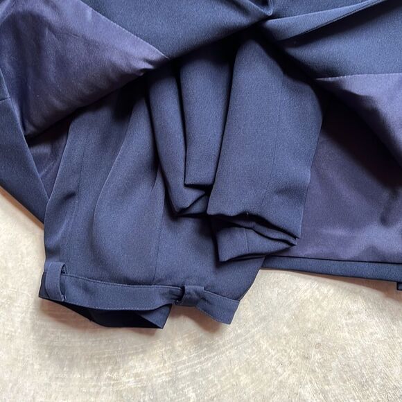 ⚡️ INGENUITY Navy Suit Size 10 Single Button Blazer p2p 21” Navy Pants 14” waist - Picture 3 of 3